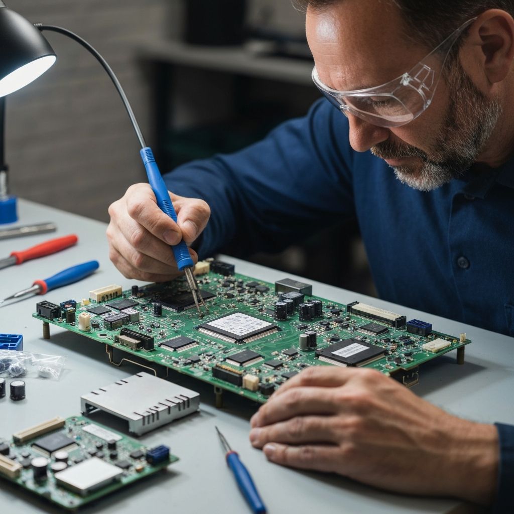 Sony TV motherboard repair