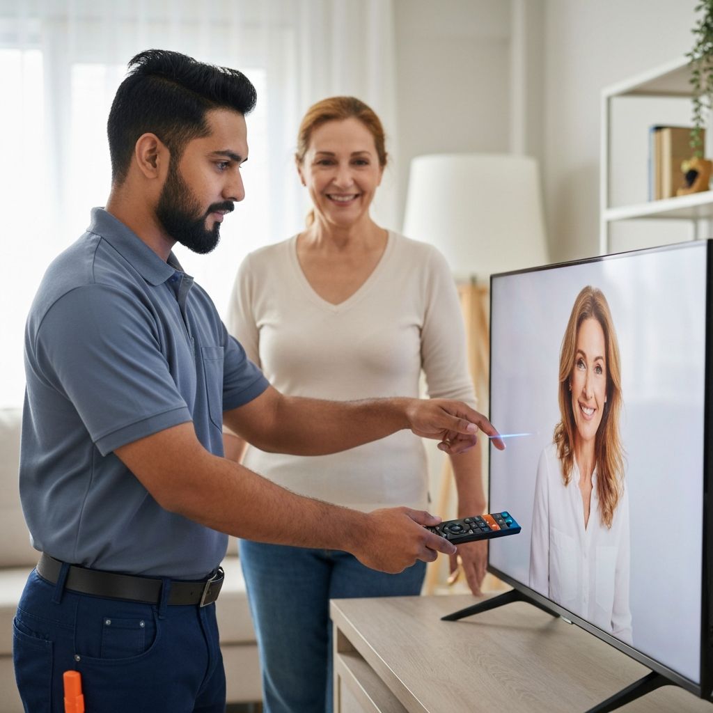 Doorstep TV repair service